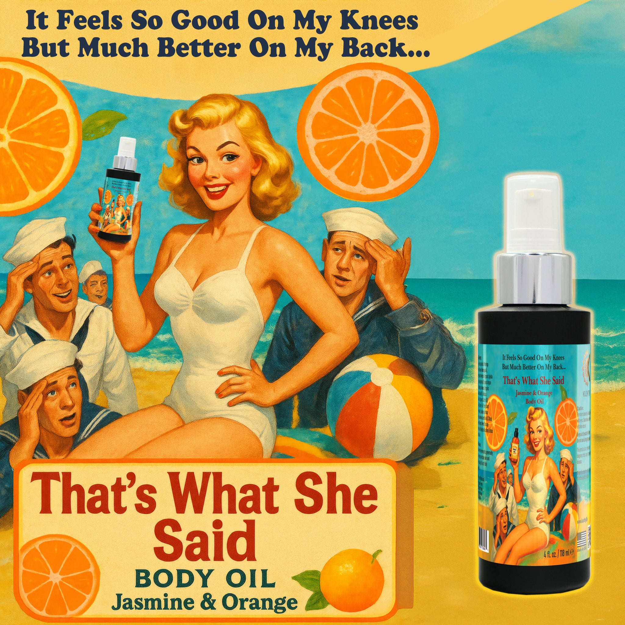 That's What She Said Jasmine & Orange Body Oil