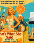 That's What She Said Jasmine & Orange Body Oil