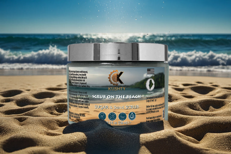 Scrub on the Beach Sand and Sugar Scrub