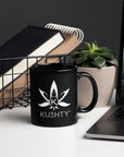 Kushty Black Mug