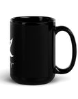 Kushty Black Glossy Mug