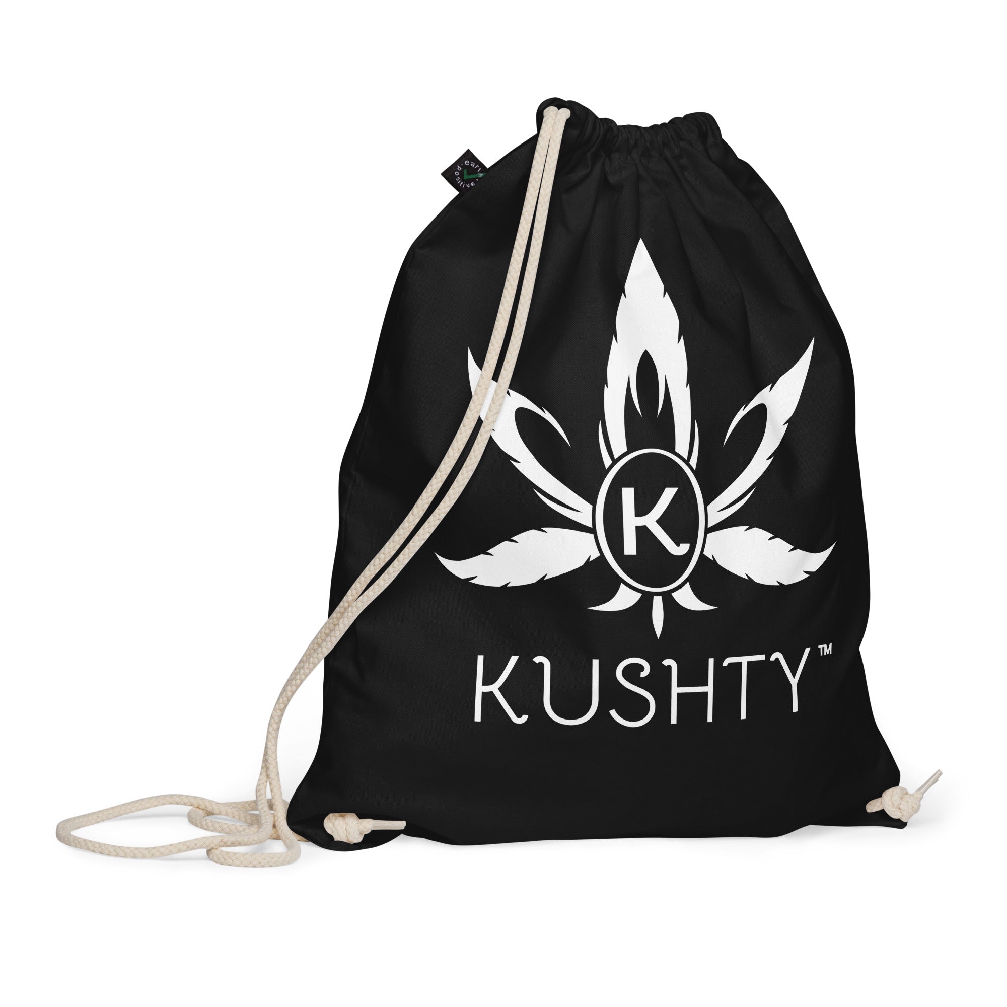 Kushty Organic cotton drawstring bag
