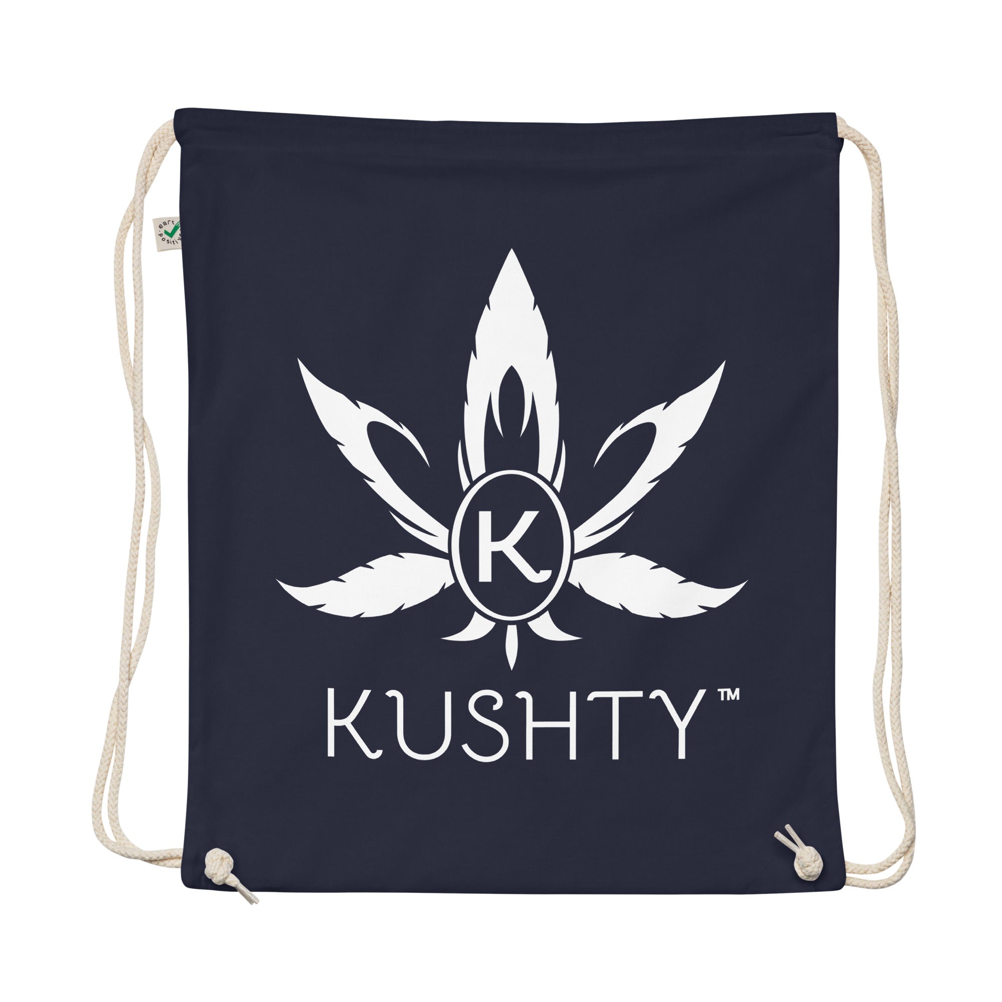 Kushty Organic cotton drawstring bag