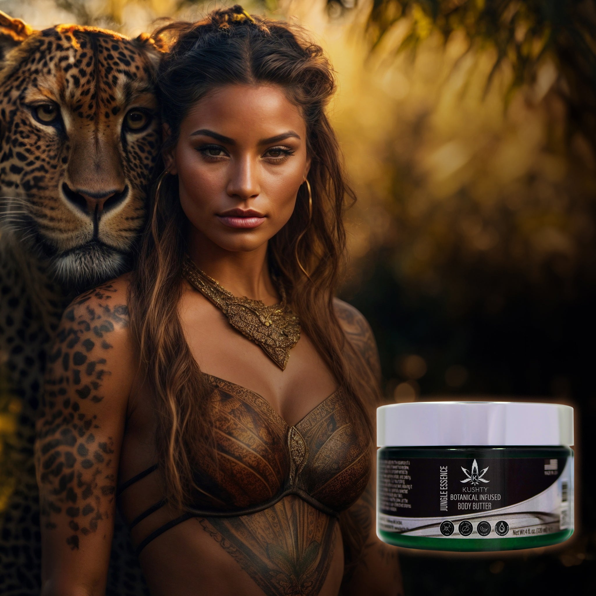 Body Butter &quot;Jungle Essence&quot; - Botanical Infused Skin Renewal