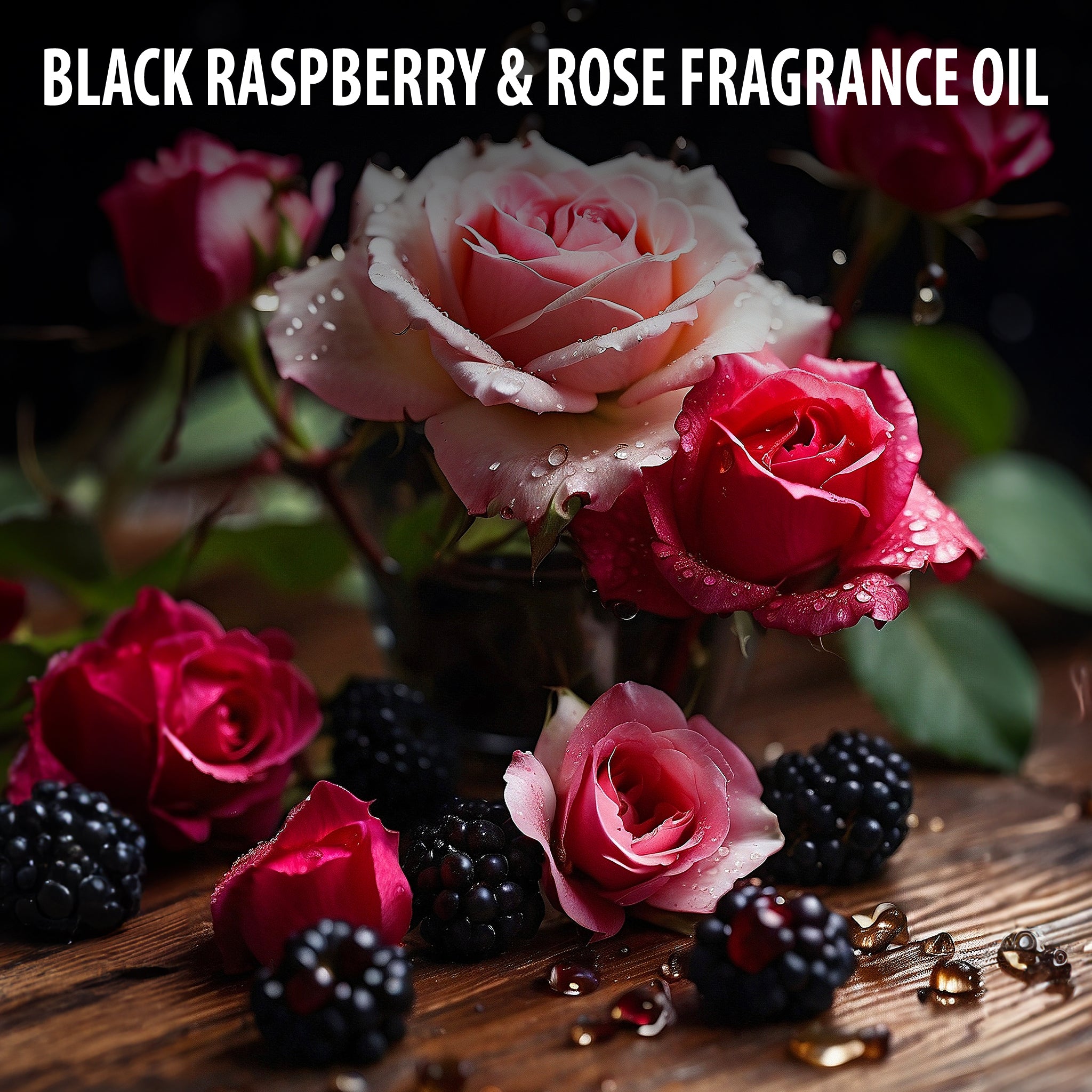 Kushty Black Raspberry and Rose Fragrance Oil