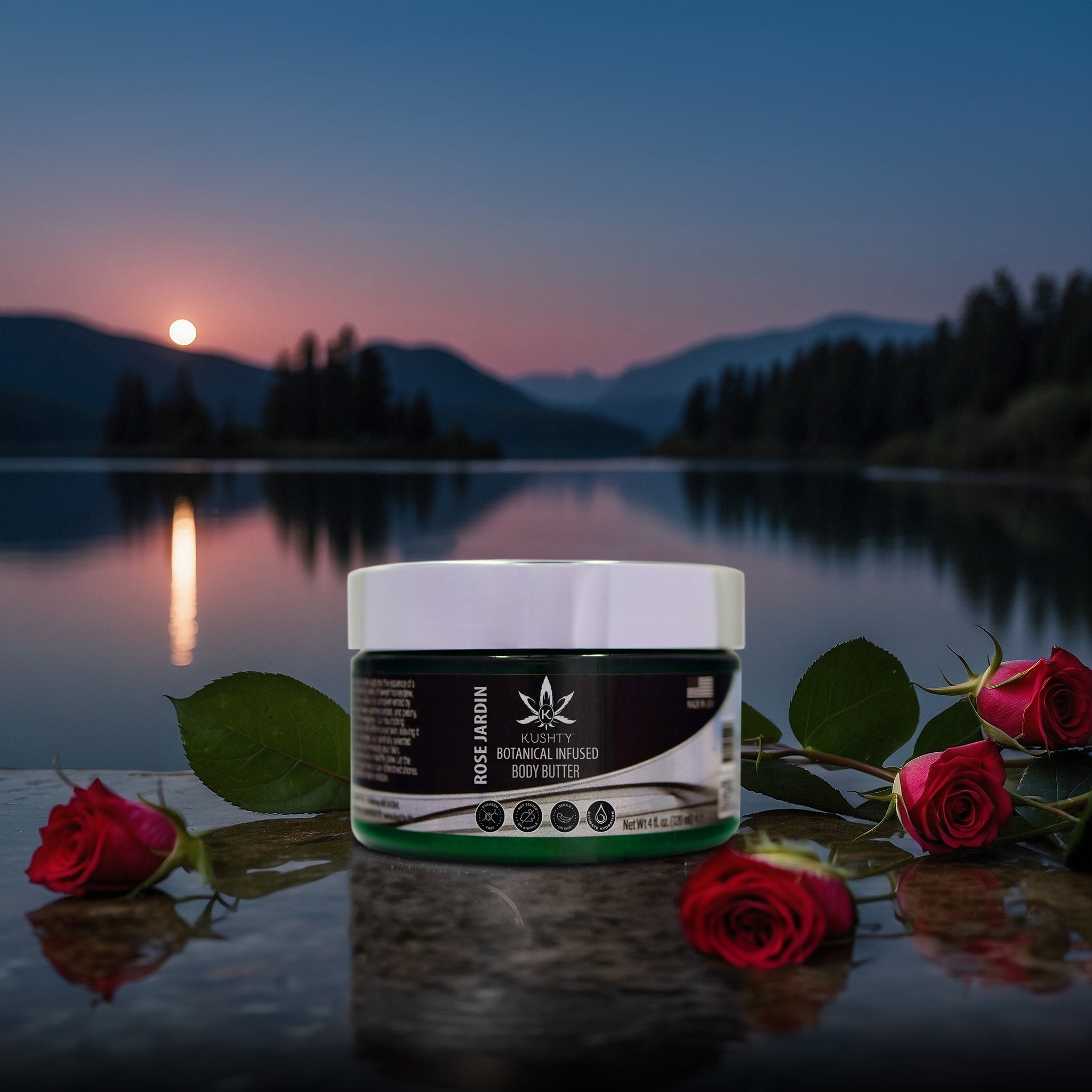 Body Butter &quot;Rose Jardin&quot; - Botanical Infused Skin Renewal